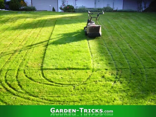 Mit dem passenden System kann man das Rasenmähen beschleunigen.